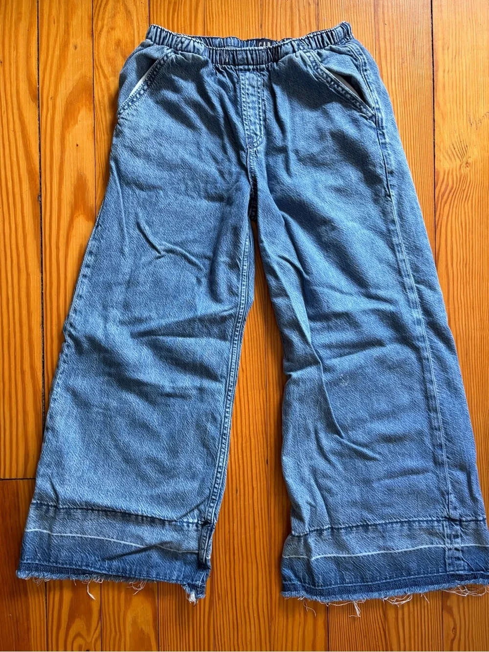 Cute Baggy Wide Leg GAP Jeans for Girls Size Large